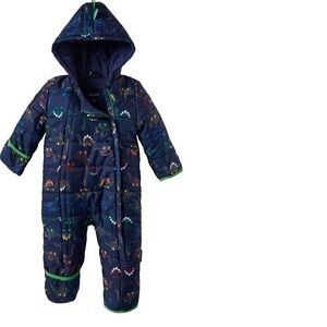 DINO Print Fleece Lined Pram
